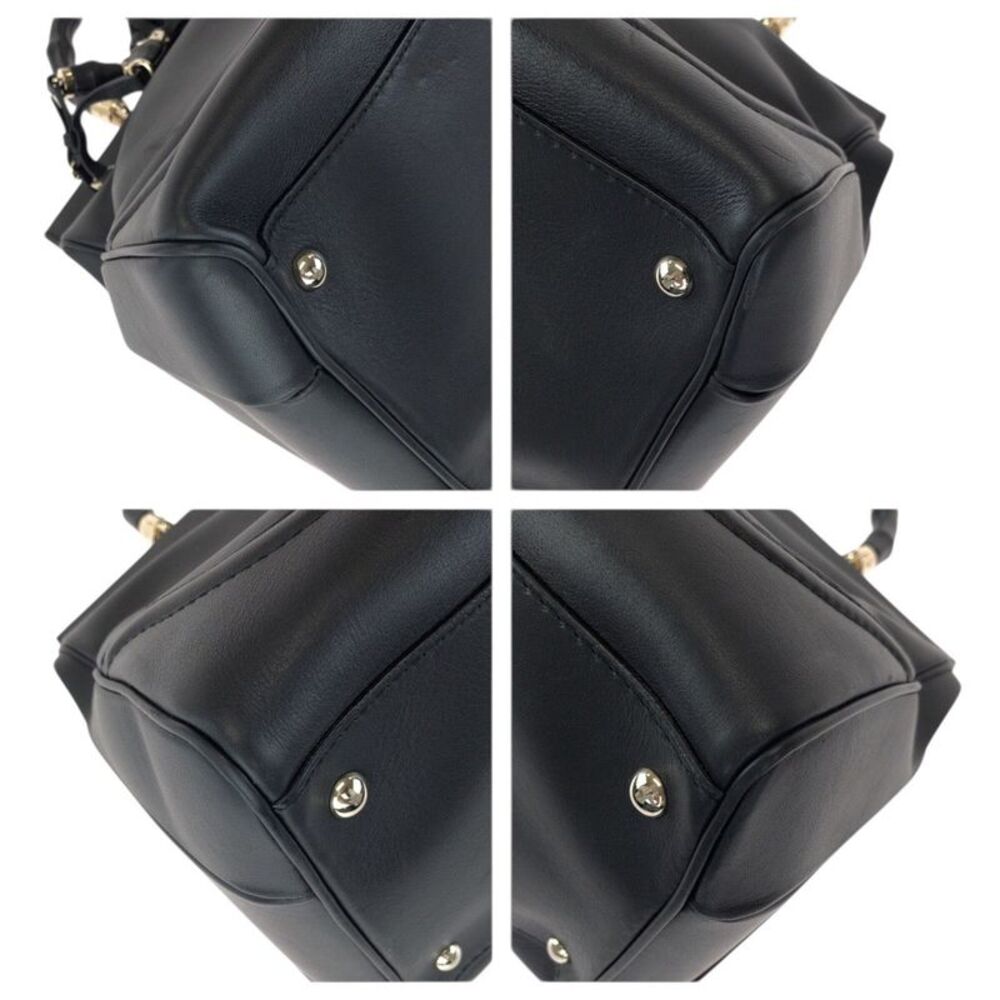 Gucci Bamboo Leather Handbag Black - Picture 3 of 10